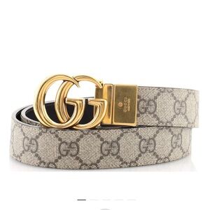 【極美品】正規品 GUCCI グッチ スリムベルト GG ホワイト 白 ゴールド Best 25+ Deals for White Gucci Belt Buckle | Poshmark